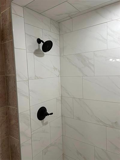 New Shower Room Tiles